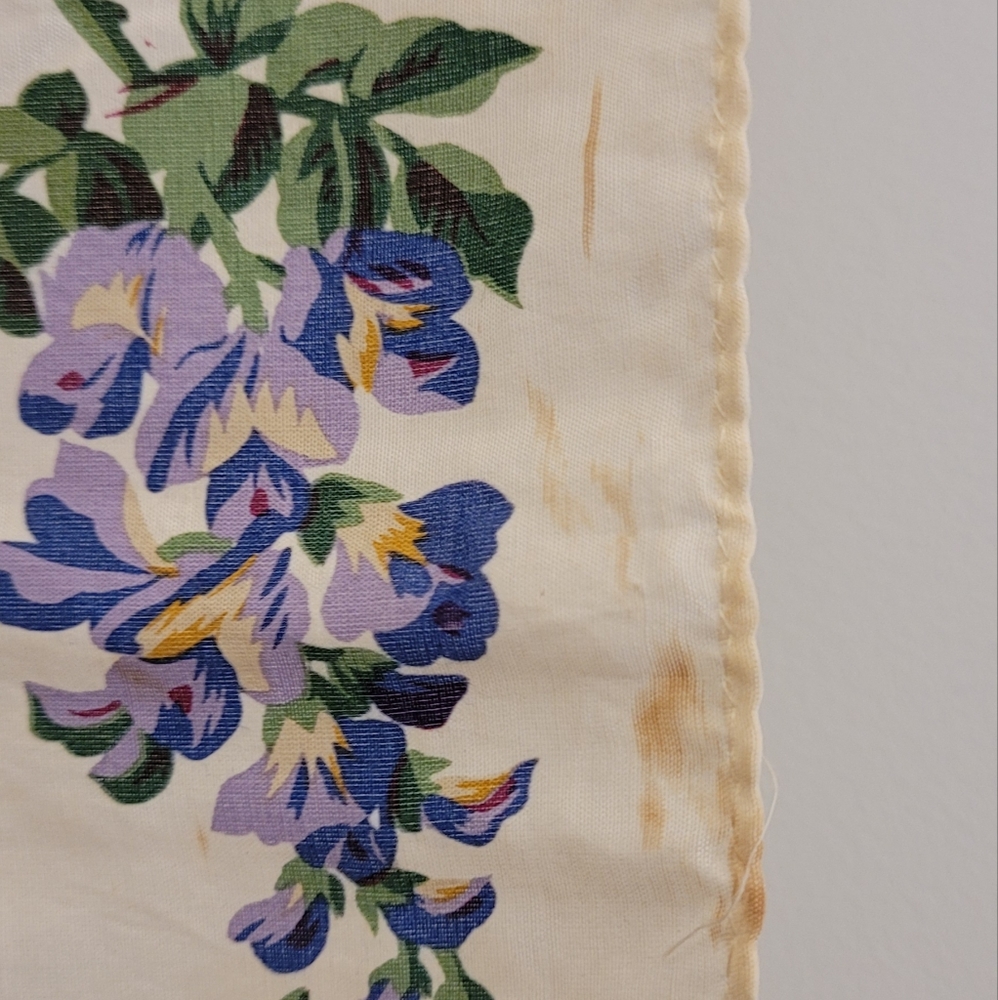 Club 7 Echo silk vintage scarf - Picture 8 of 9